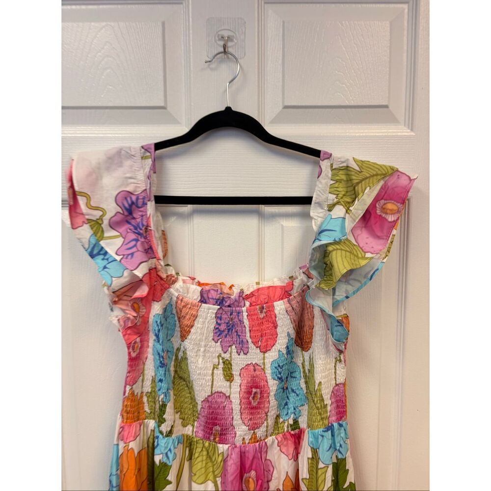 Floral Latterned Babydoll Dress - Picture 4 of 7